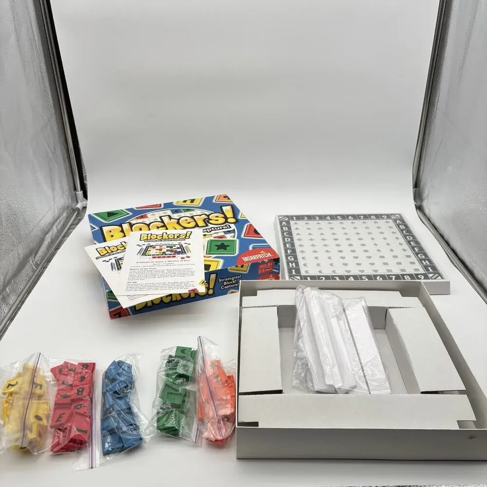 BLOCKERS Board Game by Briarpatch 2010. Complete. Very Good Condition.